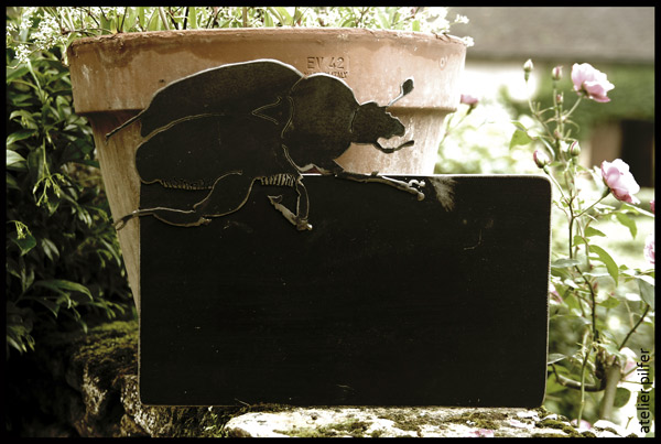 menu 2 sculptures les bestioles au jardin la cetoine